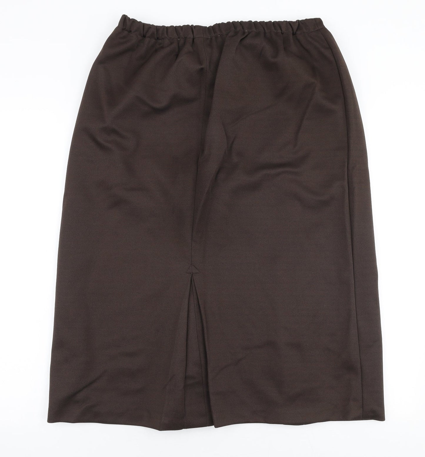 Club 60 Womens Brown  Polyester A-Line Skirt Size 32 in