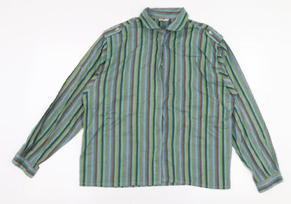 Womens UK Size 18 C&A Multicoloured Basic Button-Up