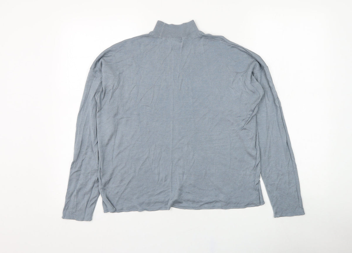 Womens UK Size S H&M Blue Pullover Jumper