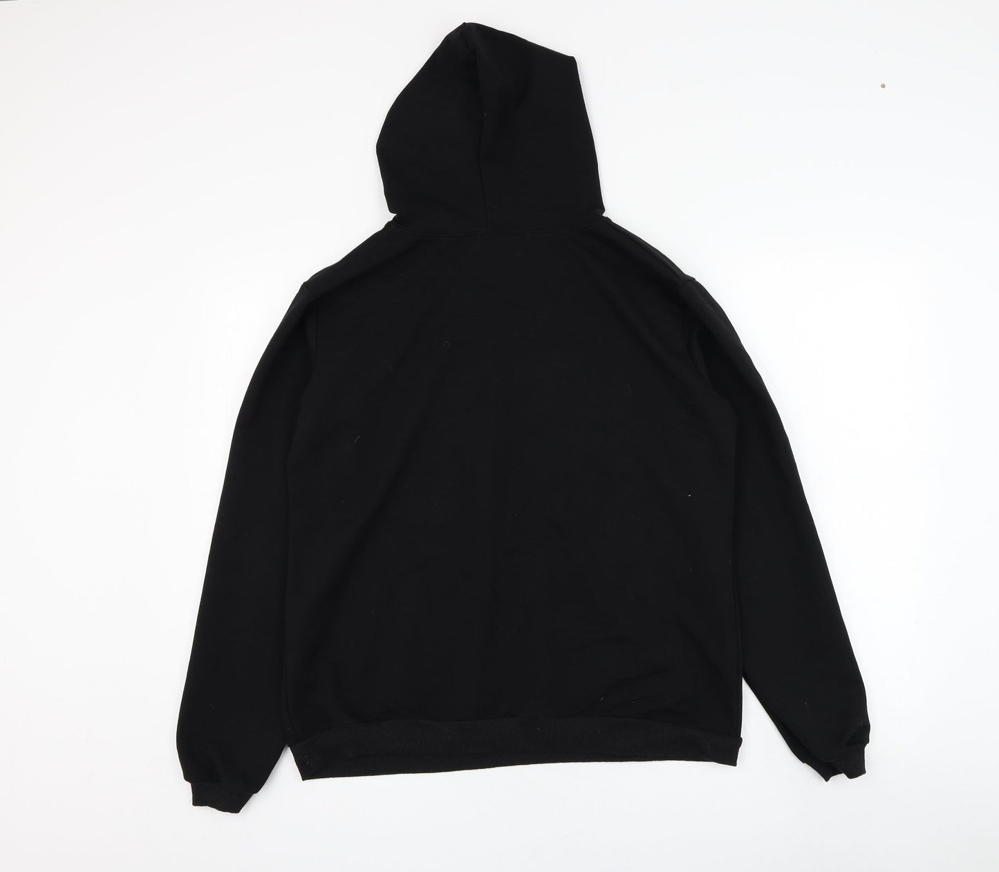 Portobello Womens Black  Cotton Pullover Hoodie Size 16  Pullover - J'adore Paris