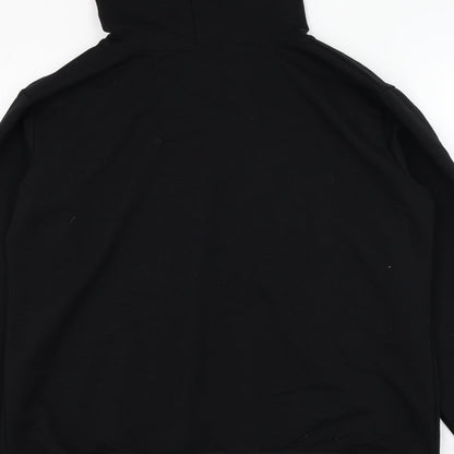 Portobello Womens Black  Cotton Pullover Hoodie Size 16  Pullover - J'adore Paris
