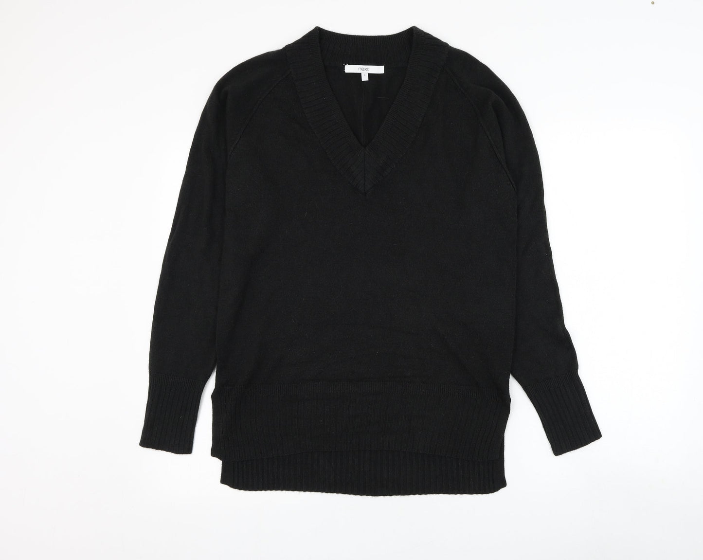 Womens UK Size S NEXT Black Pullover Jumper