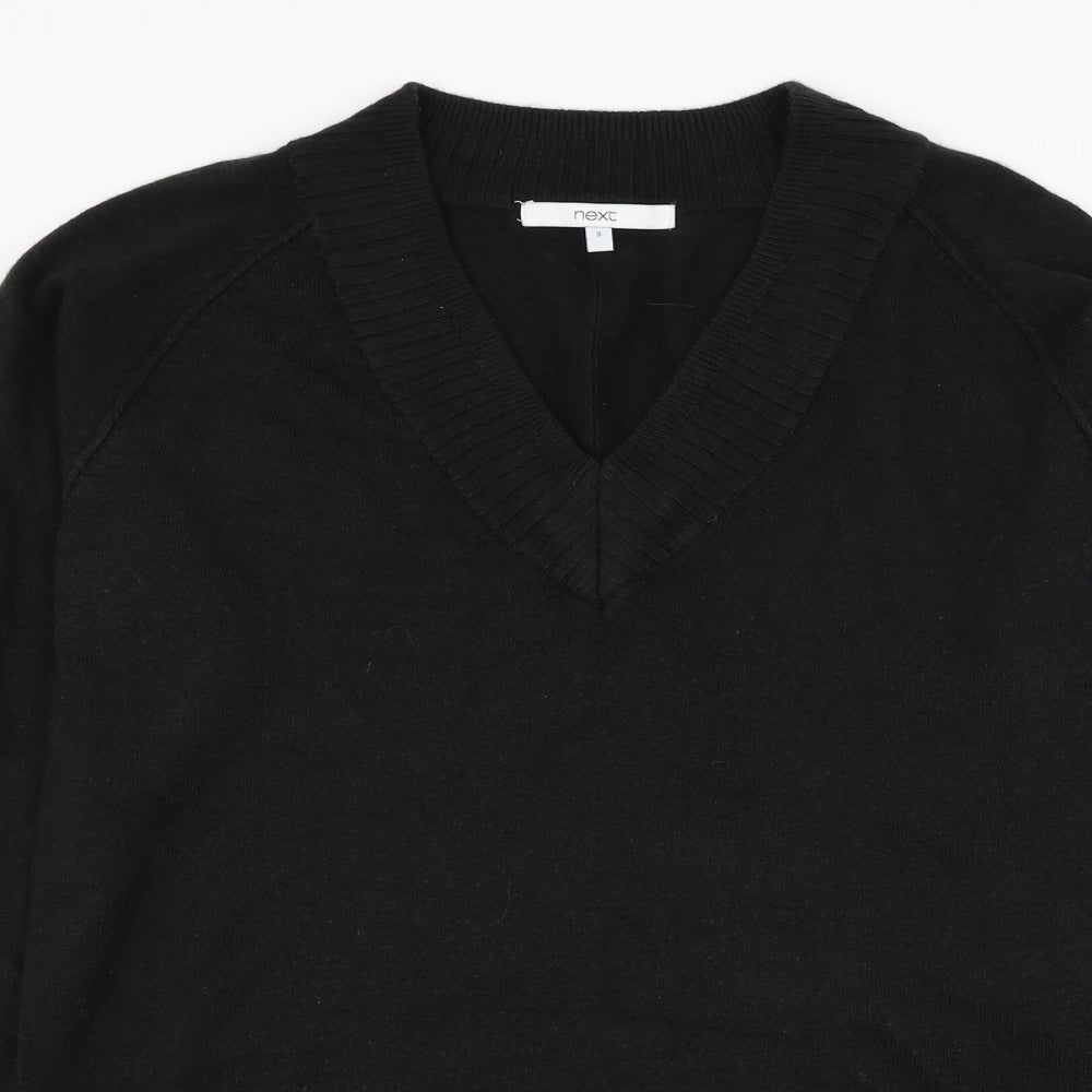 Womens UK Size S NEXT Black Pullover Jumper