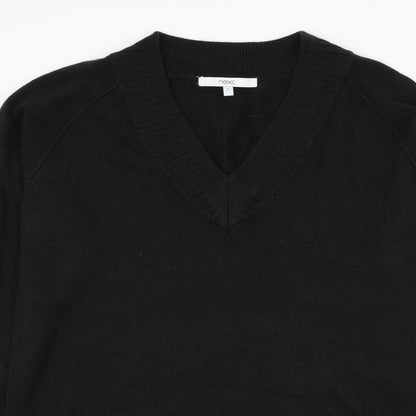 Womens UK Size S NEXT Black Pullover Jumper