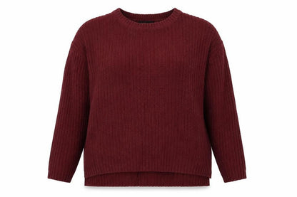 Forever 21 Womens Purple Round Neck  Polyester Pullover Jumper Size L