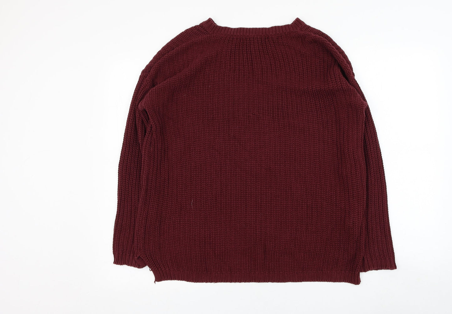 Womens UK Size L FOREVER 21 Purple Pullover Jumper