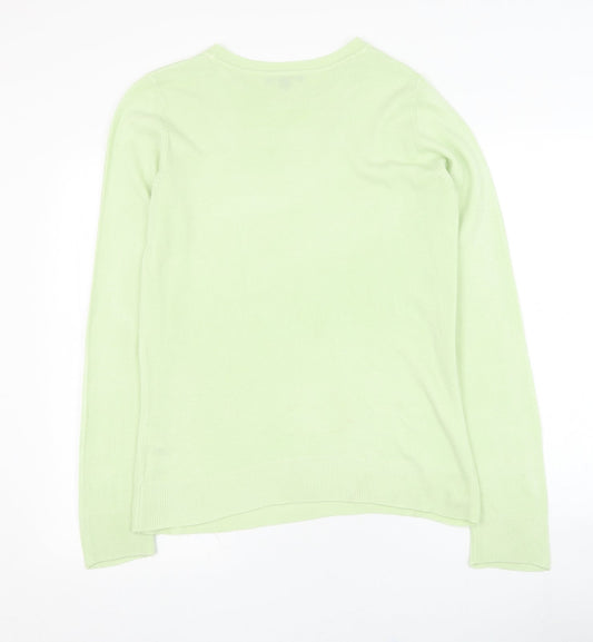 Womens UK Size 10 Bonmarché Green Pullover Jumper