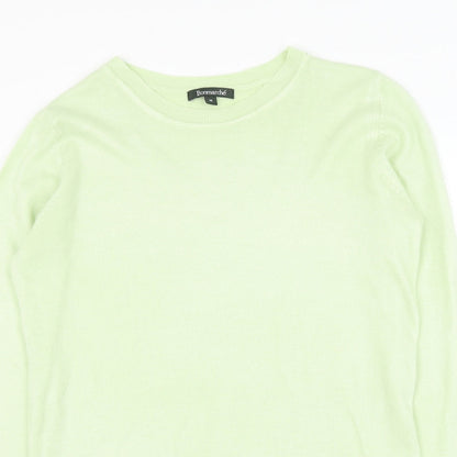 Womens UK Size 10 Bonmarché Green Pullover Jumper