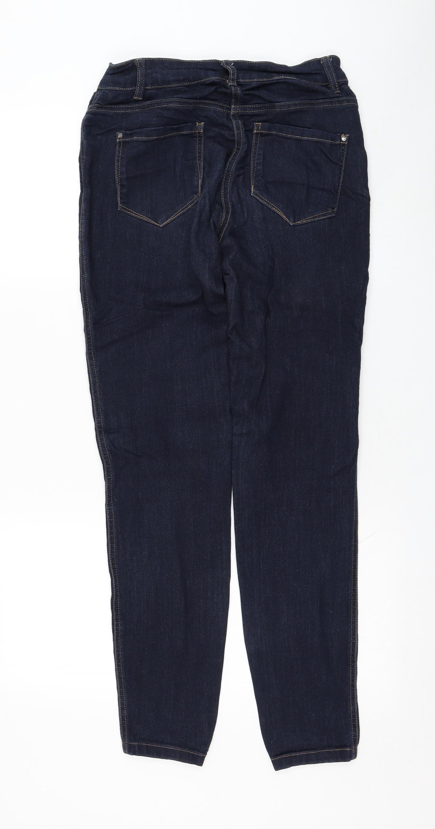 TU Womens Blue  Viscose Skinny Jeans Size 10 L31 in Regular Zip