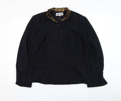 Pastiche Womens Black   Jacket  Size 16  Zip