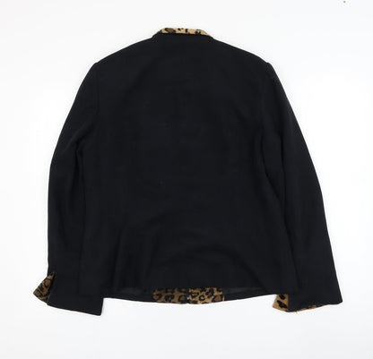 Pastiche Womens Black   Jacket  Size 16  Zip