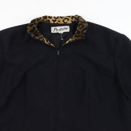 Pastiche Womens Black   Jacket  Size 16  Zip
