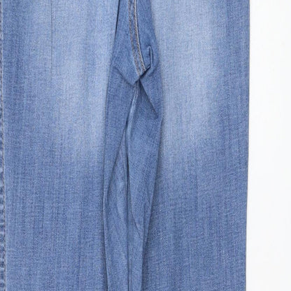 Divided by H&M Womens Blue  Cotton Skinny Jeans Size 8 L28 in Regular