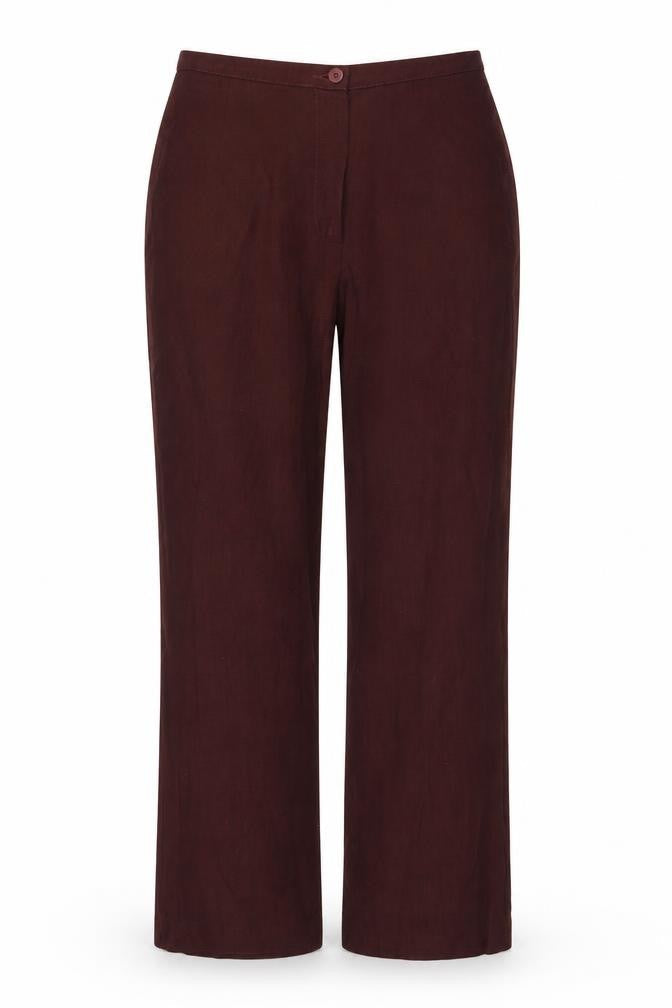Womens UK Size 10 NEXT Regular Fit  Red Trousers