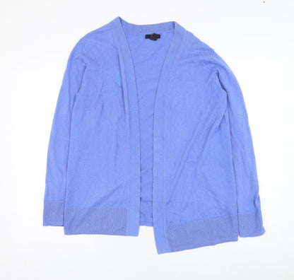 Gap Womens Blue Square Neck  Cotton Cardigan Jumper Size M