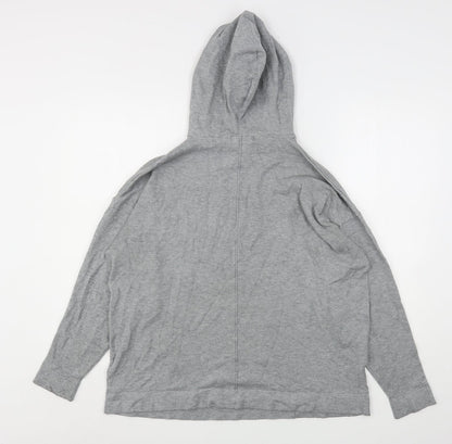 Dunnes Stores Girls Grey  Viscose Pullover Hoodie Size L