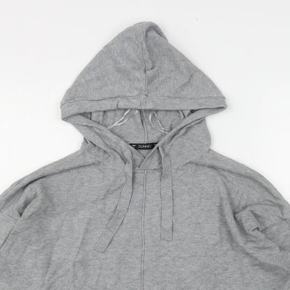 Dunnes Stores Girls Grey  Viscose Pullover Hoodie Size L