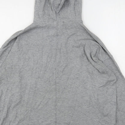 Dunnes Stores Girls Grey  Viscose Pullover Hoodie Size L