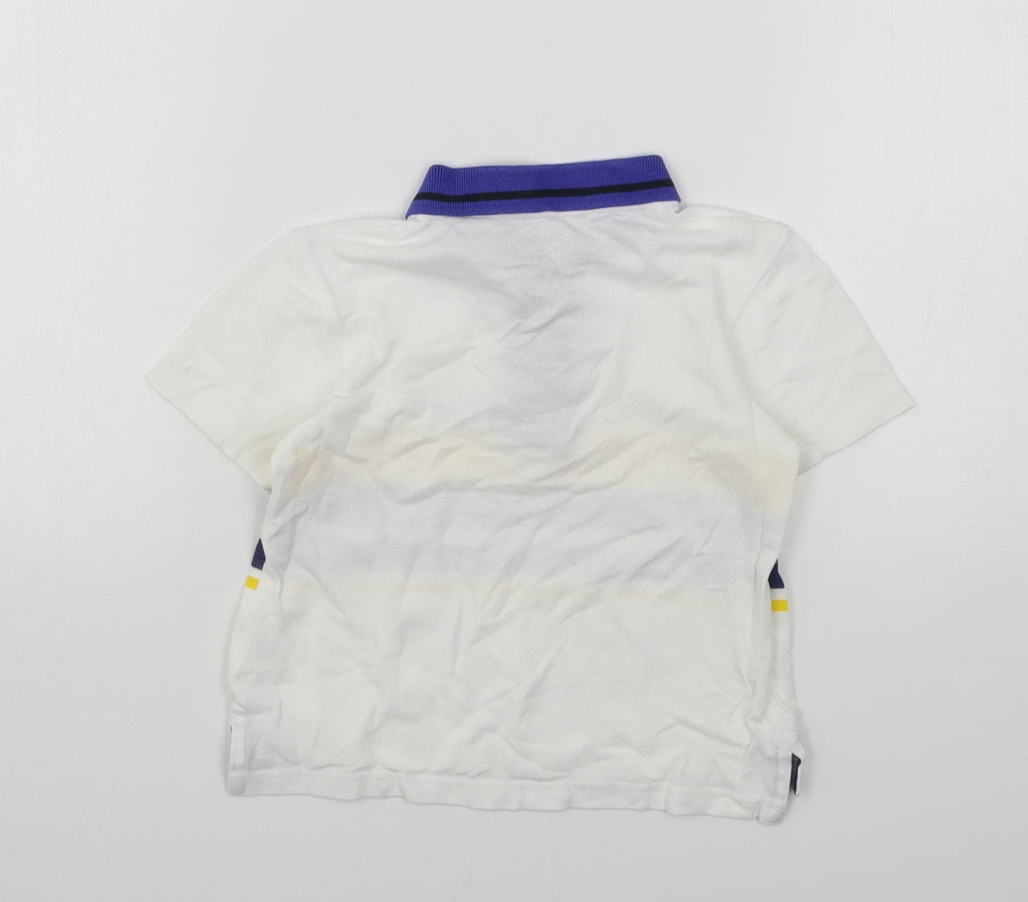 Studio Boys Multicoloured Striped Cotton Basic Polo Size 3-4 Years Collared
