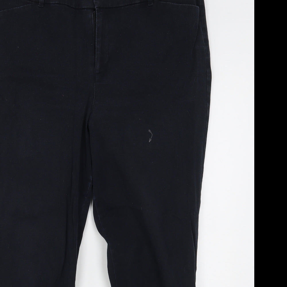 Old Navy Womens Black  Cotton Skinny Jeans Size 16 L25 in Regular