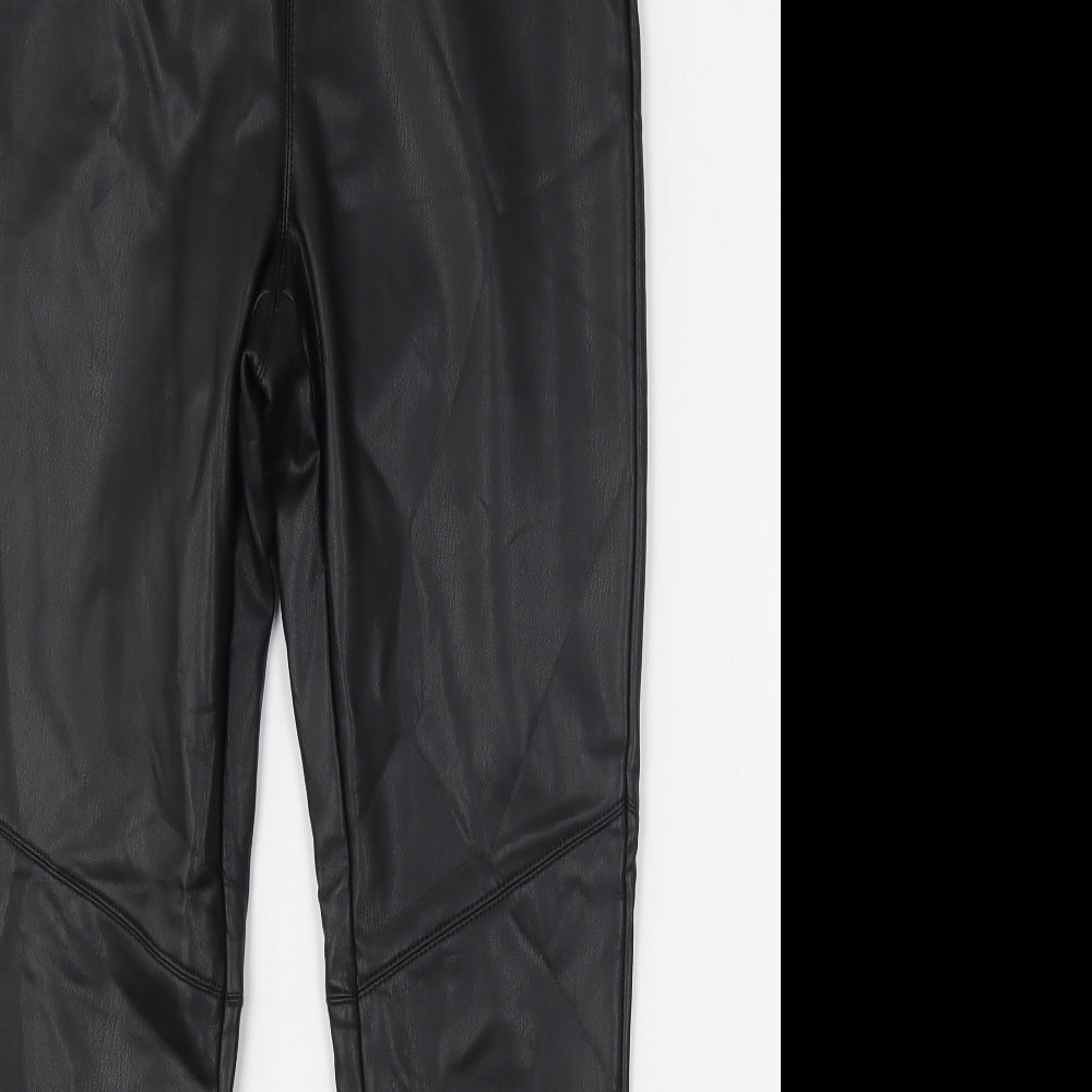 Pimkle Womens Black  Polyester Jegging Jeans Size M L28 in Regular