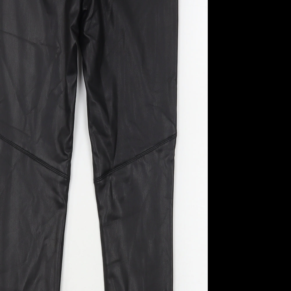 Pimkle Womens Black  Polyester Jegging Jeans Size M L28 in Regular