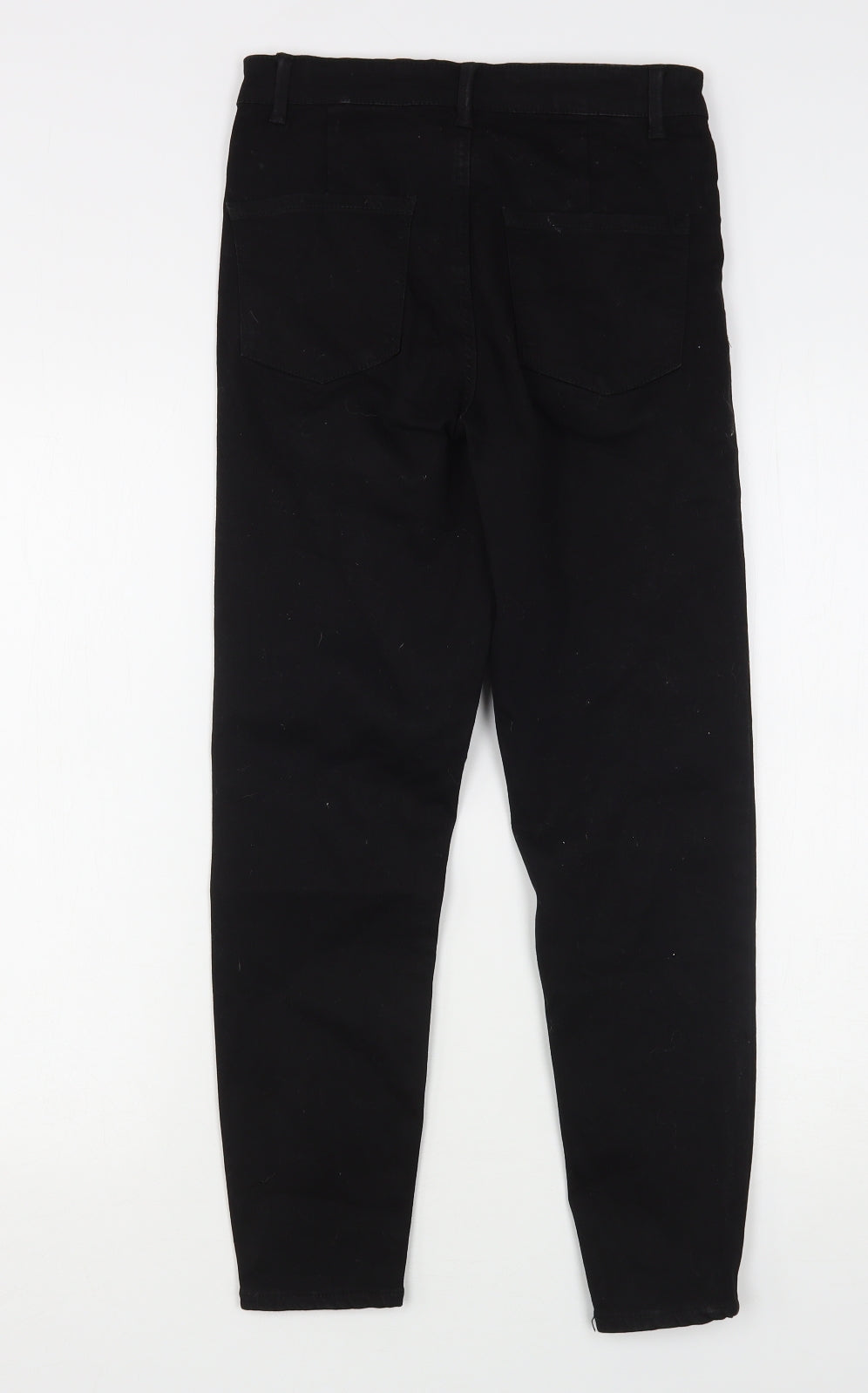 Denim Co Womens Black  Cotton Skinny Jeans Size 12 L24 in Regular