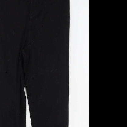 Denim Co Womens Black  Cotton Skinny Jeans Size 12 L24 in Regular