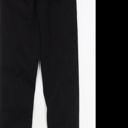 Denim Co Womens Black  Cotton Skinny Jeans Size 12 L24 in Regular