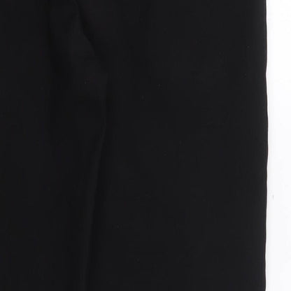 Matalan Mens Black  Polyester Trousers  Size 32 in L29 in Regular Zip