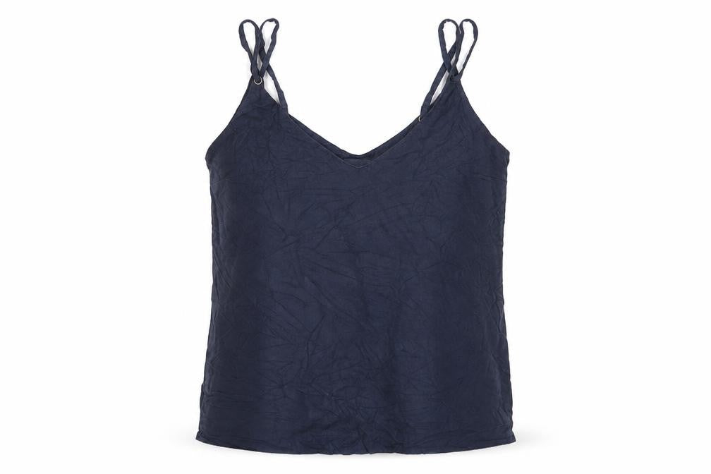 Womens UK Size M Mango Blue Camisole Tank