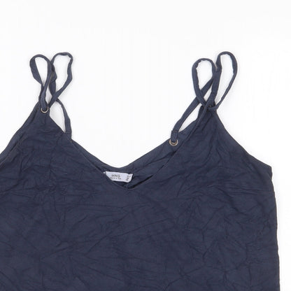 Womens UK Size M Mango Blue Camisole Tank