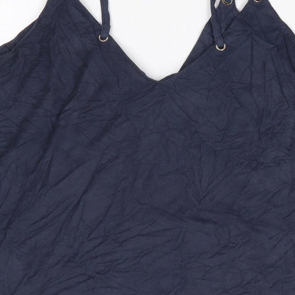 Womens UK Size M Mango Blue Camisole Tank