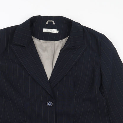 Womens UK Size 14 Prima Blue Jacket