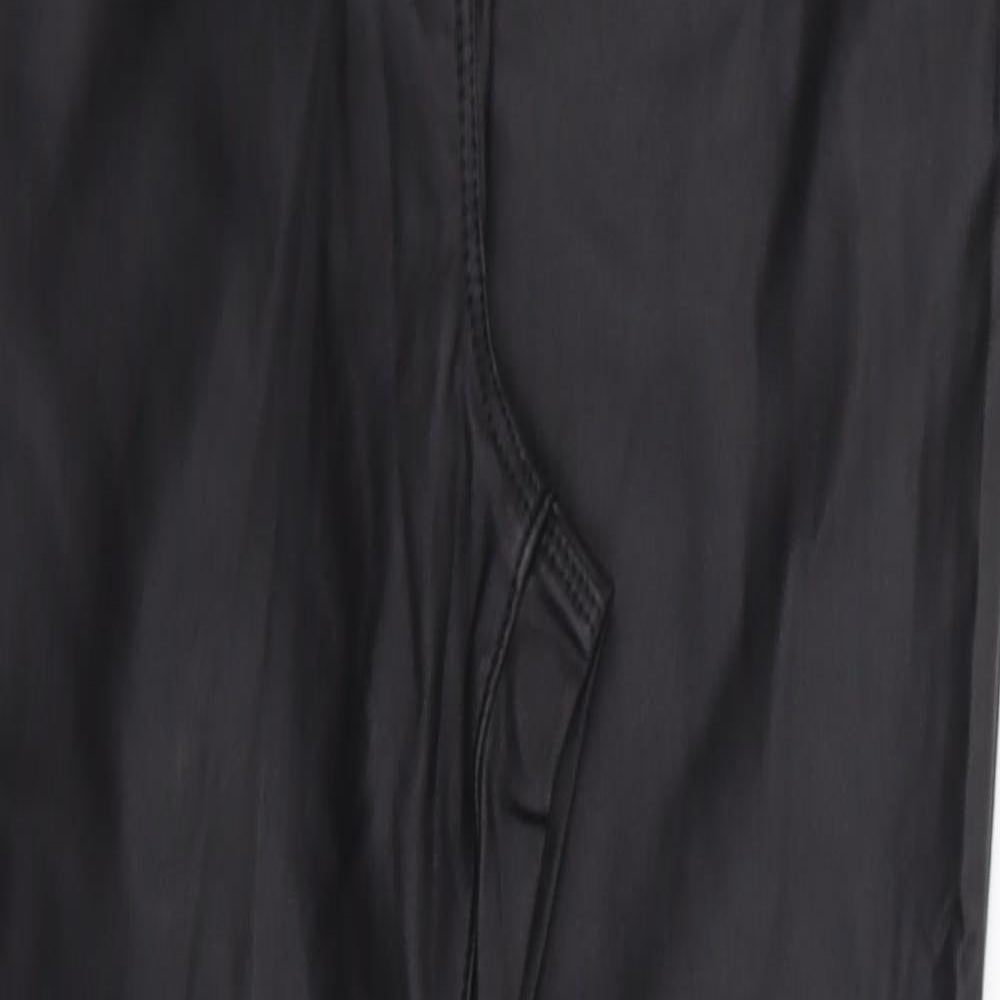 Womens UK Size S Preworn Regular Fit Jegging Black Trousers