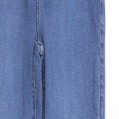 Topshop Womens Blue  Cotton Jegging Jeans Size 26 in L27 in Regular Zip
