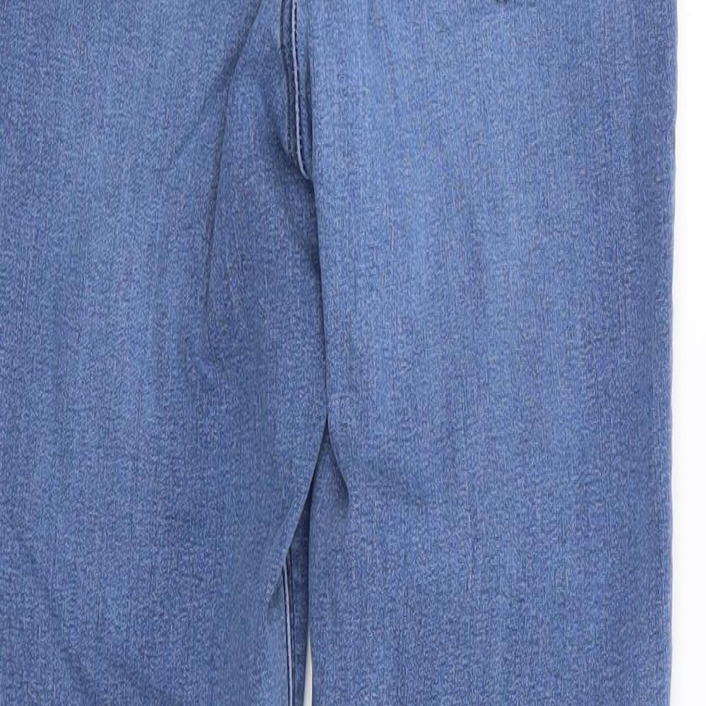 Topshop Womens Blue  Cotton Jegging Jeans Size 26 in L27 in Regular Zip