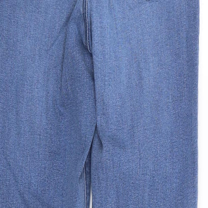 Topshop Womens Blue  Cotton Jegging Jeans Size 26 in L27 in Regular Zip