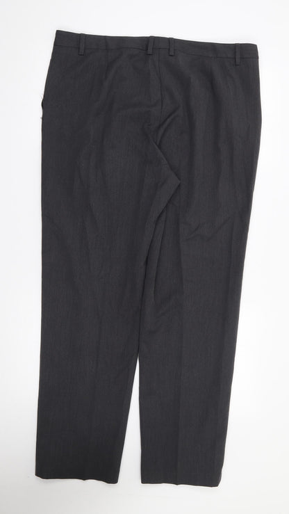 Womens UK Size 18 Marks and Spencer Regular Fit  Grey Trousers