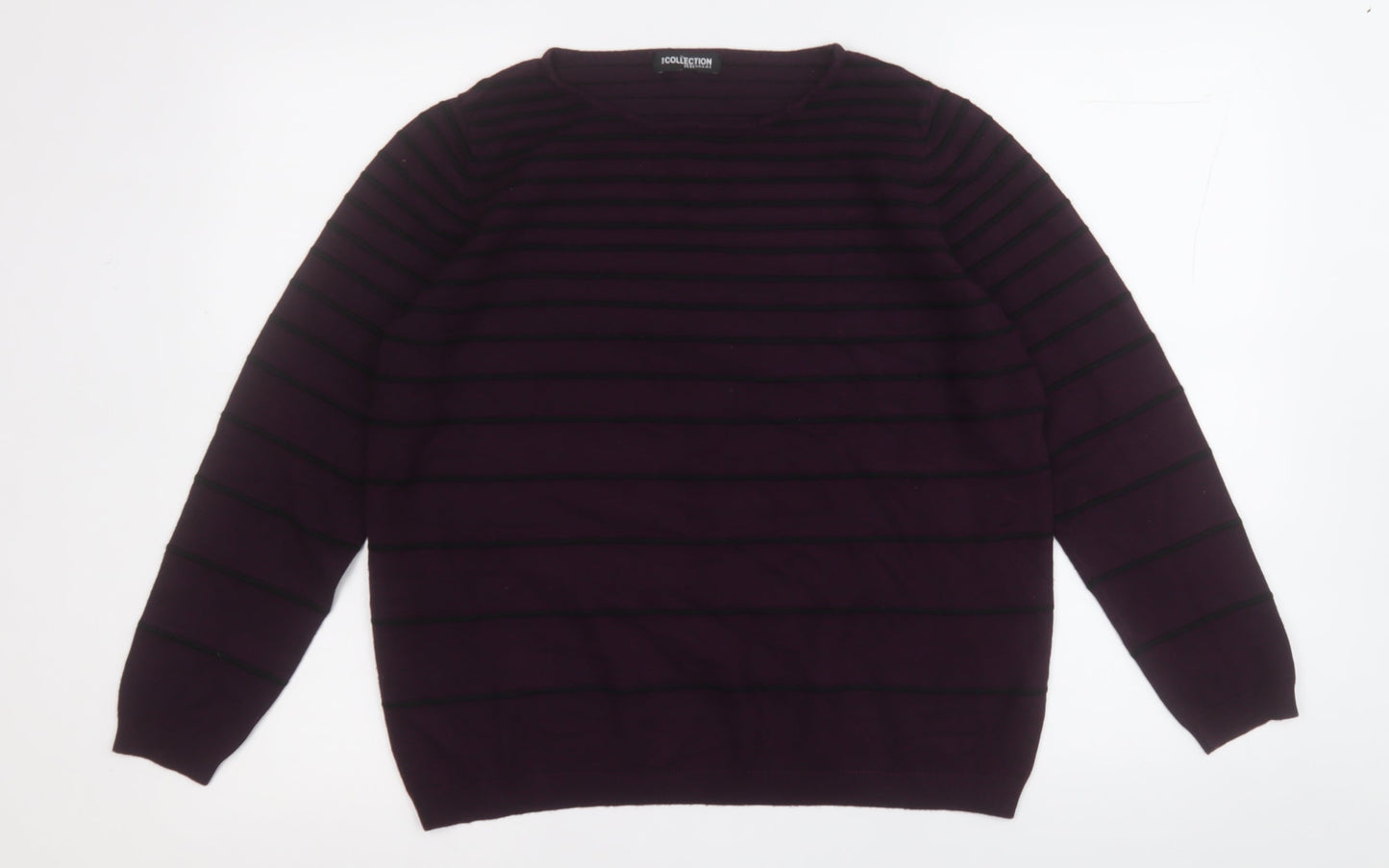 Womens UK Size 14 Debenhams Purple Pullover Jumper