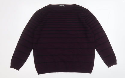 Womens UK Size 14 Debenhams Purple Pullover Jumper