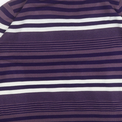 Womens UK Size 18 Pure and Natural Purple Pullover Jumper