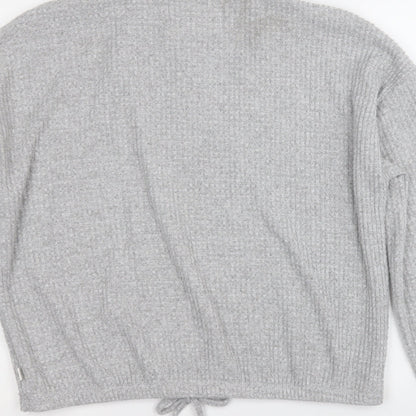 George Womens Grey High Neck  Polyester Pullover Jumper Size 12