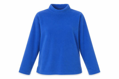 Damart Womens Blue  Polyester Pullover Sweatshirt Size 10