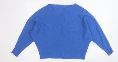 Womens UK Size L Debenhams Blue Pullover Jumper