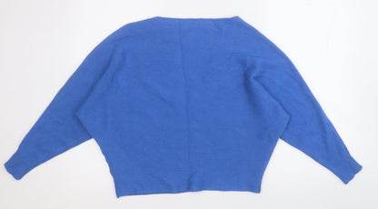 Womens UK Size L Debenhams Blue Pullover Jumper