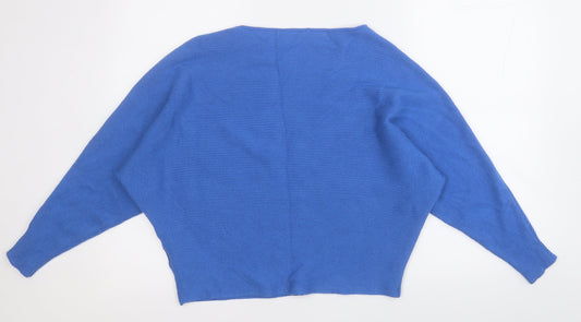 Womens UK Size L Debenhams Blue Pullover Jumper