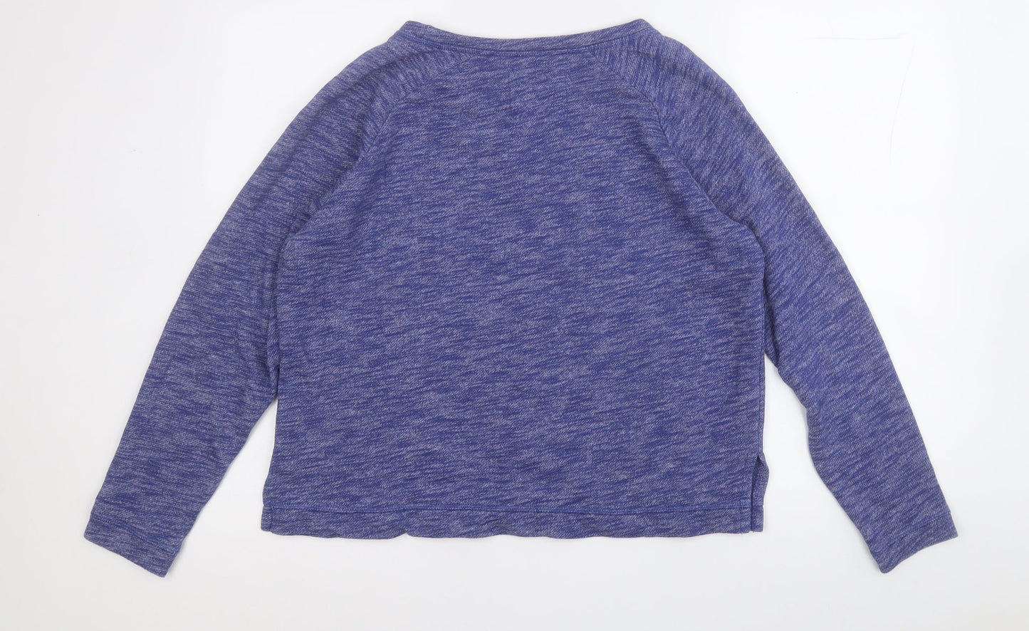 Womens UK Size S Papaya Blue Pullover Jumper