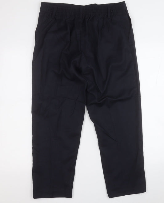 Preworn Mens Blue  Polyester Trousers  Size XL L25 in Regular