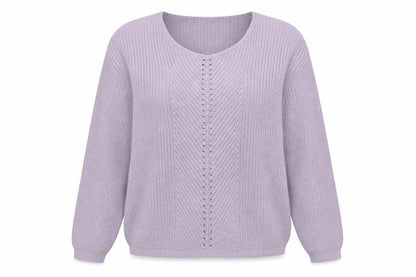 Womens UK Size M Peacocks Purple Pullover Jumper